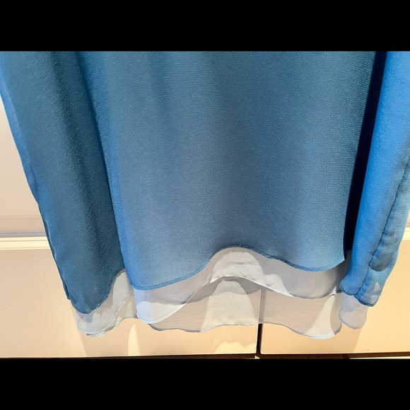 ‼️☀️🎉Calvin Klein Jeans Tank🎉☀️‼️Gorgeous Deep Blue Teal.Size LargeNever Worn - Picture 3 of 5